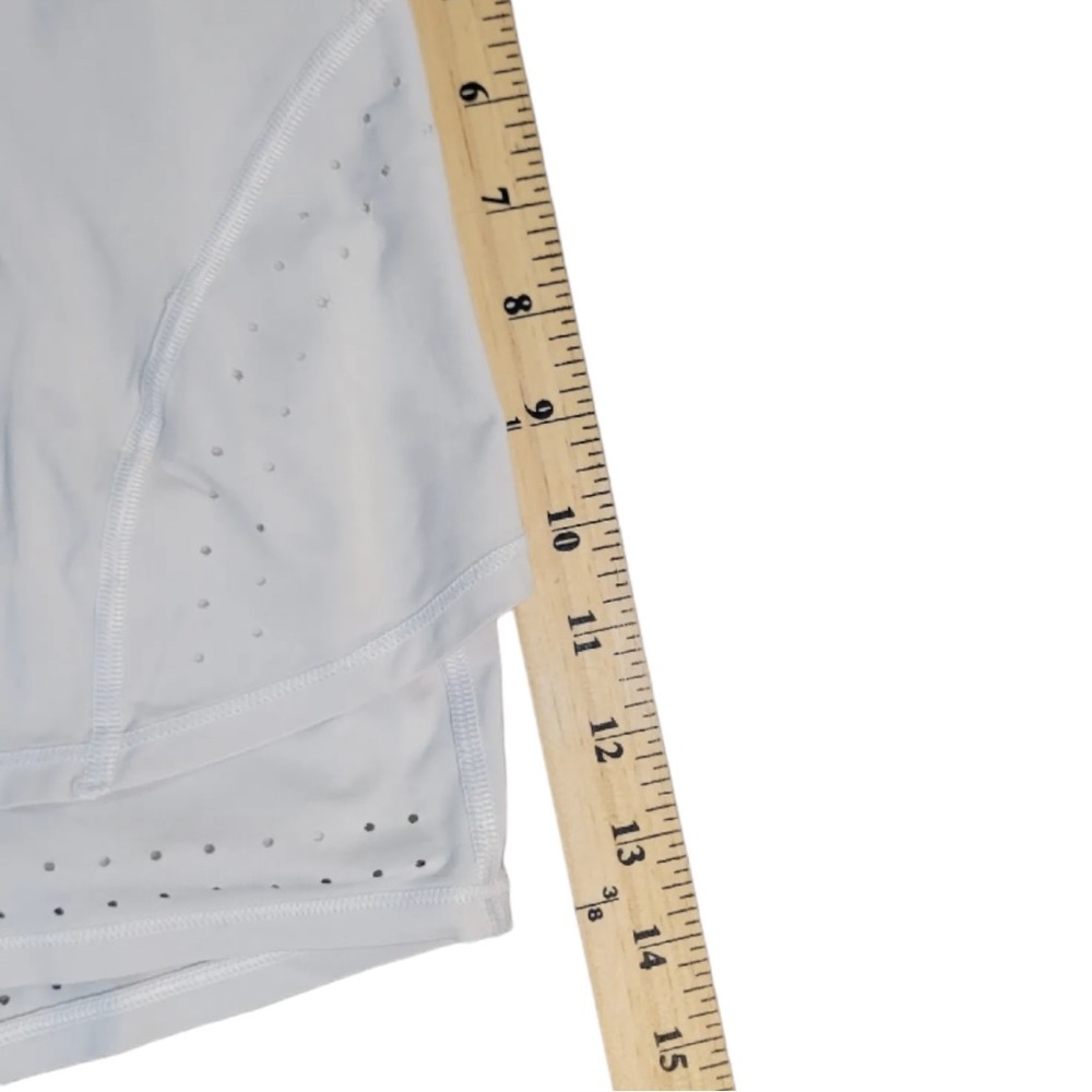 ATHLETA Stealth TruCool Skort Tennis Skirt White Athletic Golf Women’s Sz Large - Picture 15 of 16